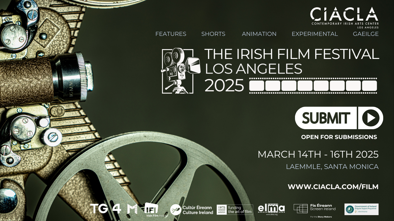 IRISH FILM FESTIVAL LA 2025 CIACLA